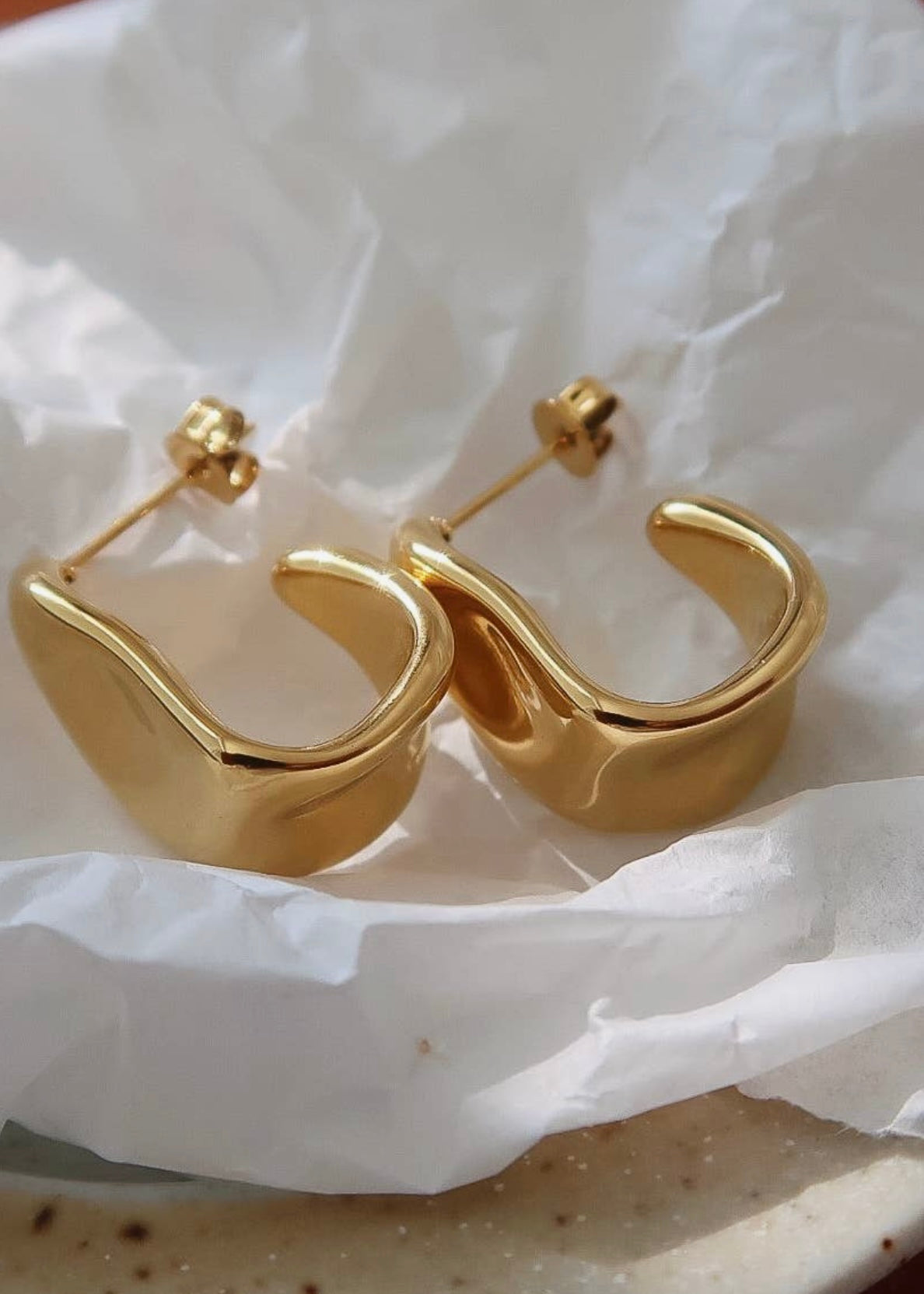 Celine Gold Hoops