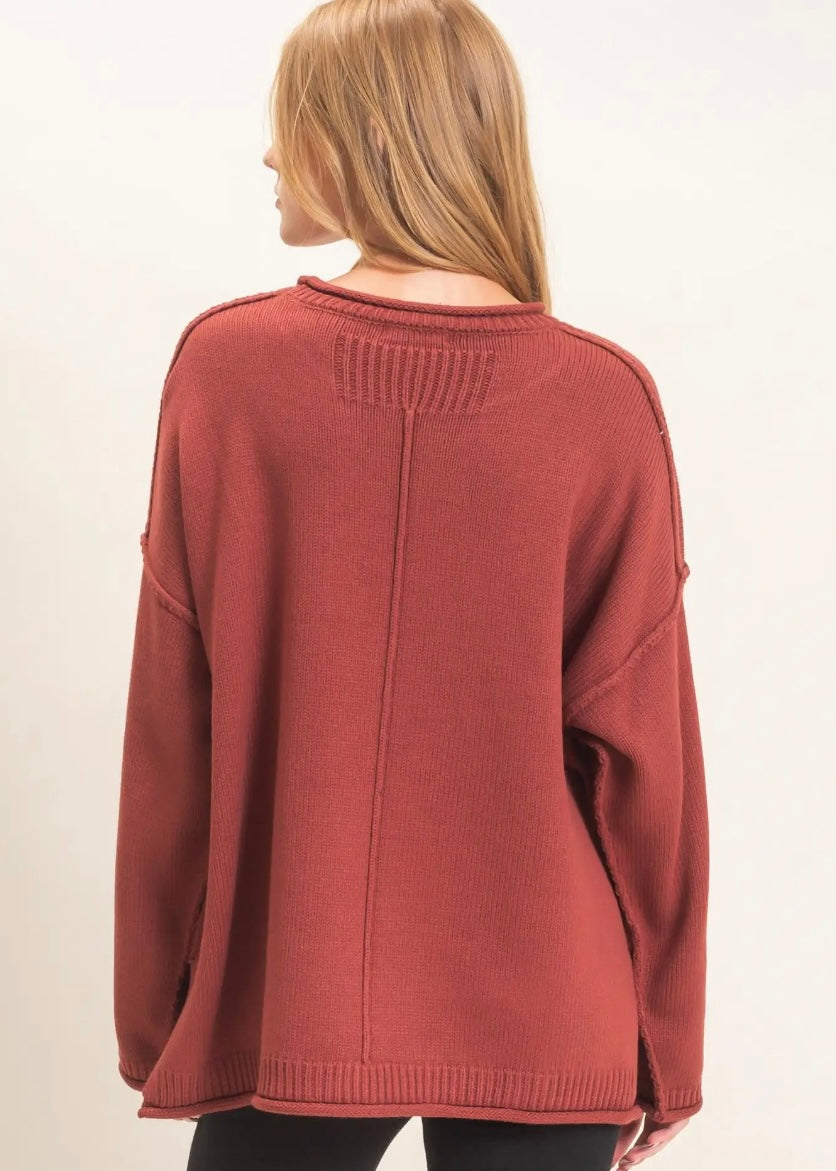 The Redwood Rust Sweater