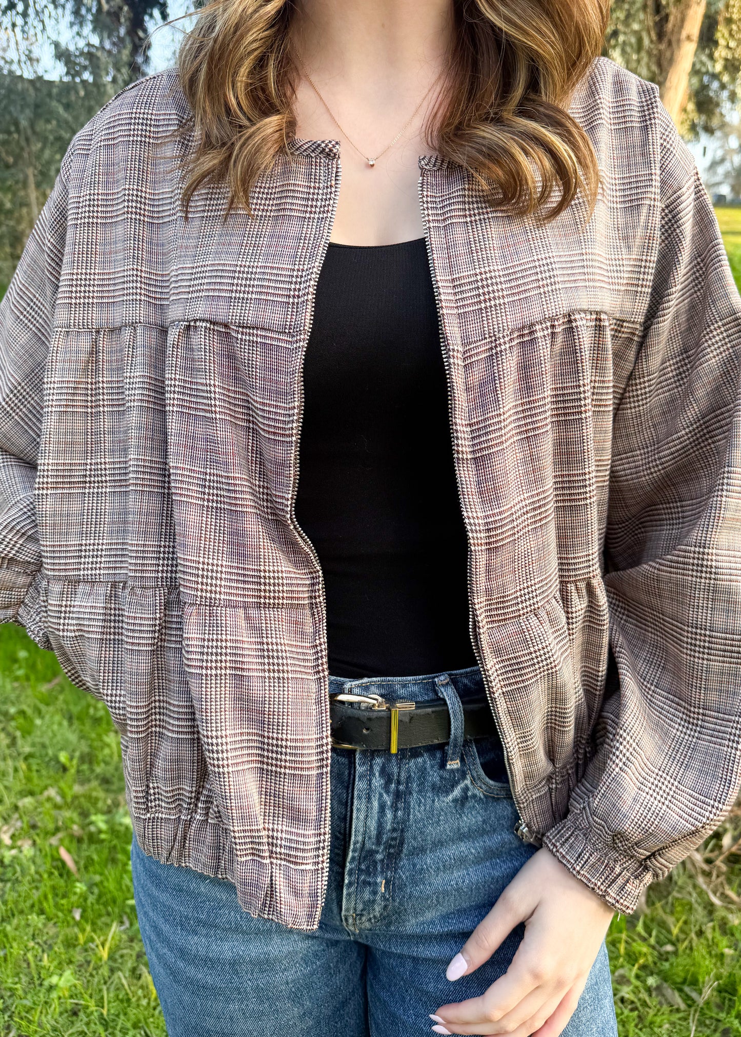 Patsy Plaid Jacket