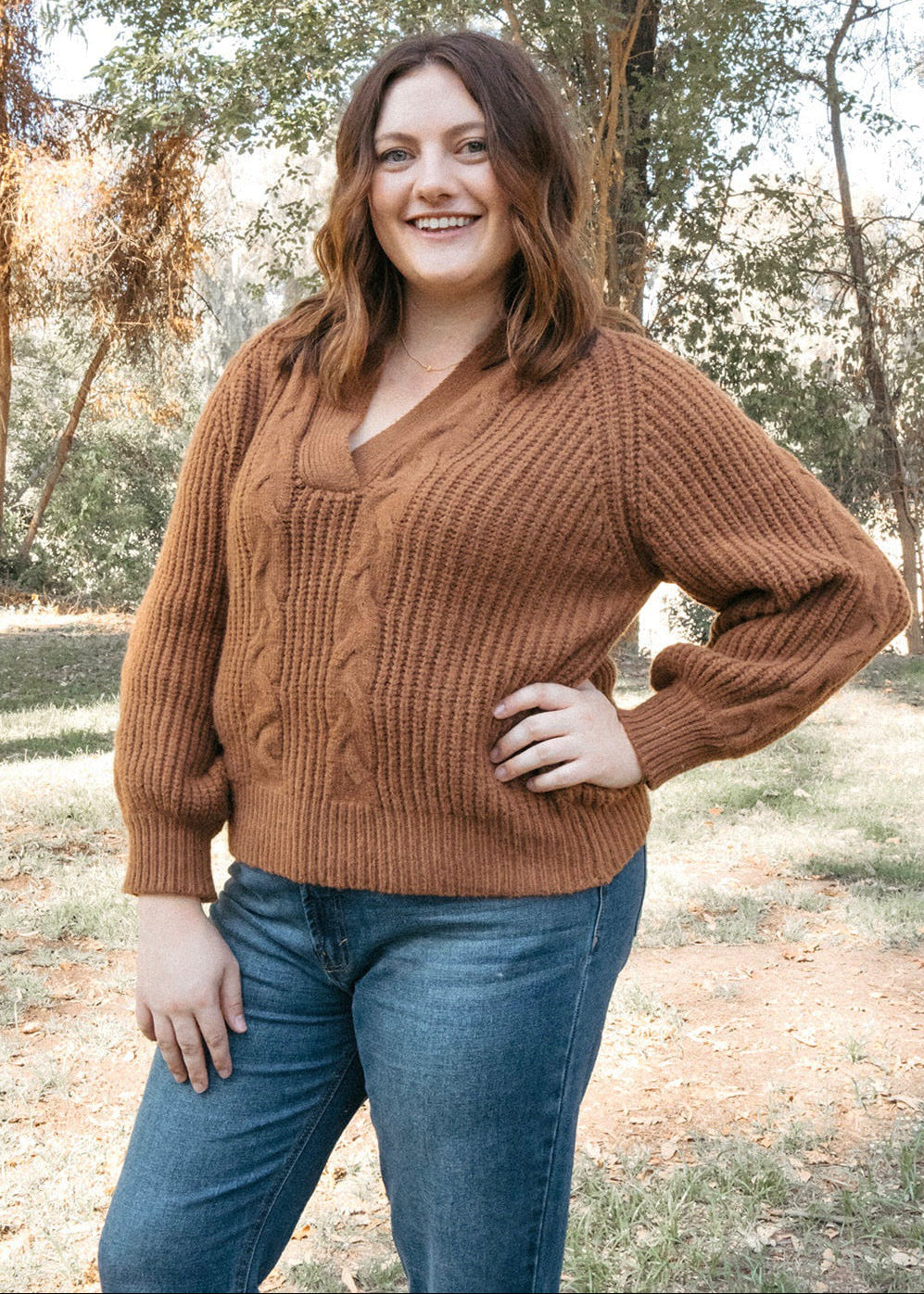 Colette Cable Knit Sweater