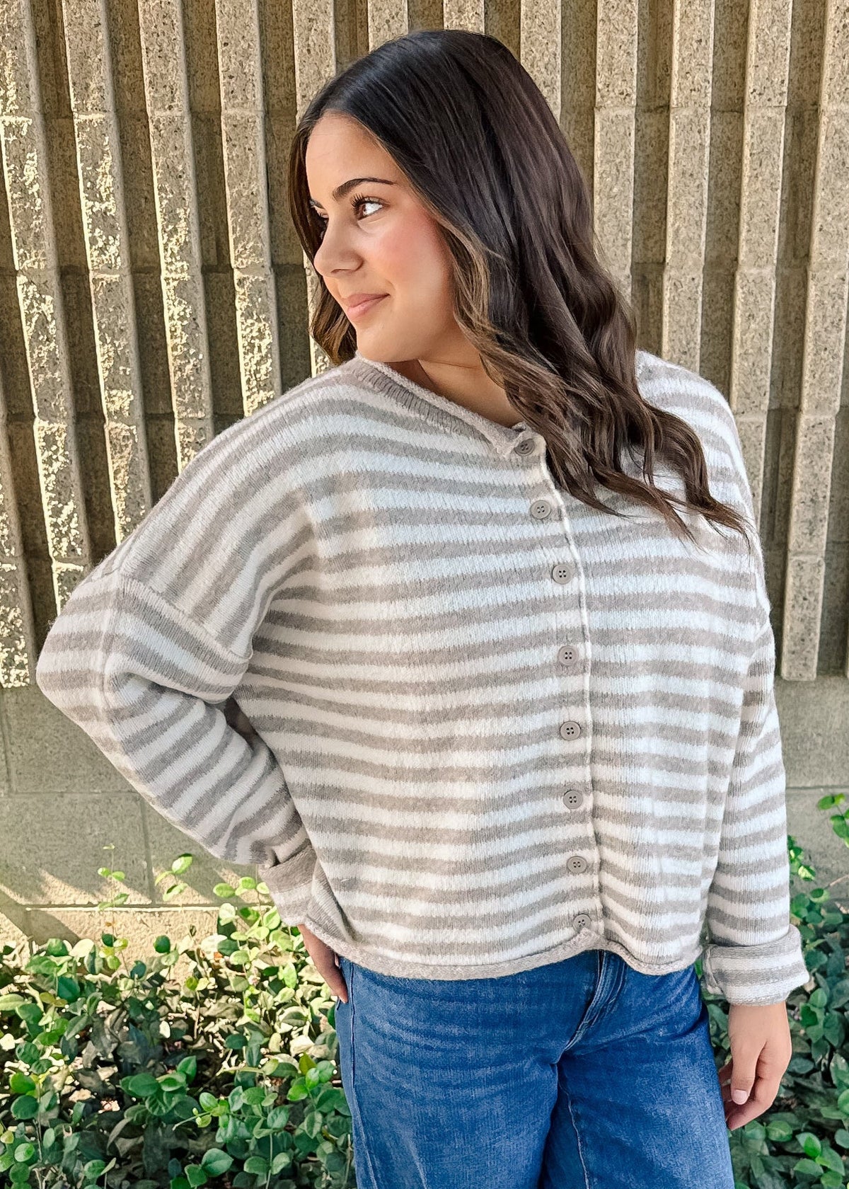 Sunday Stripe Cardigan