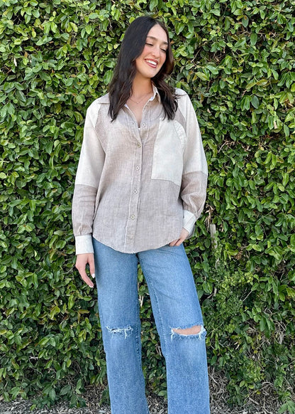 Buttercream Button-Up
