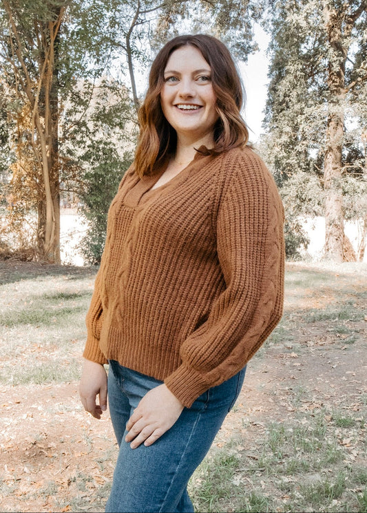 Colette Cable Knit Sweater