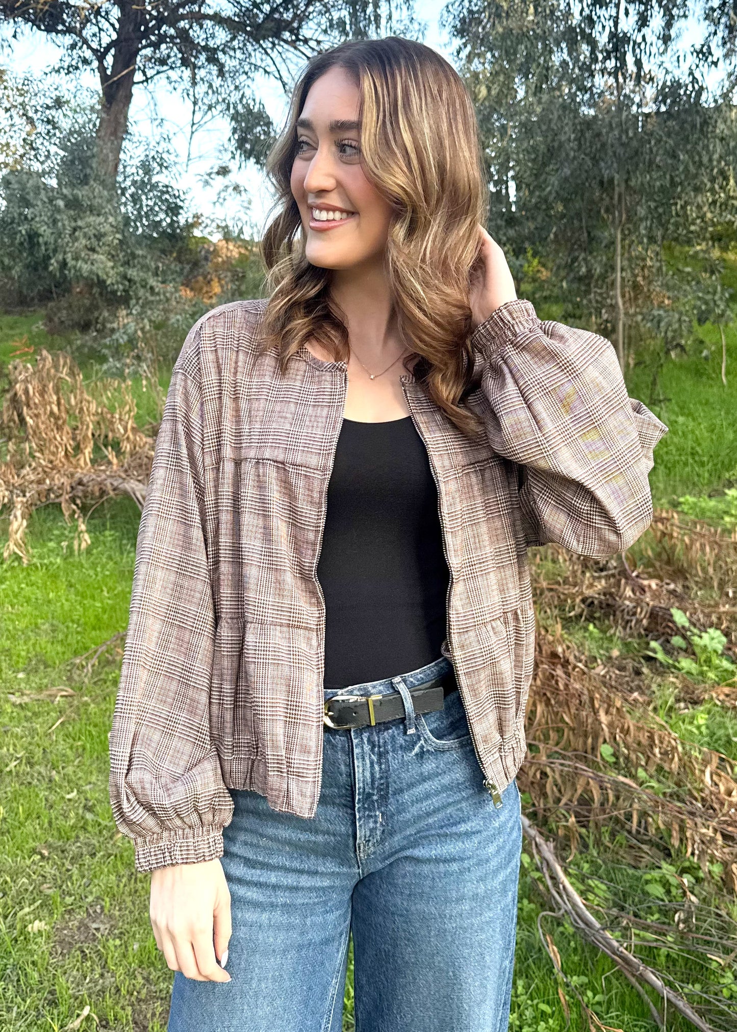 Patsy Plaid Jacket