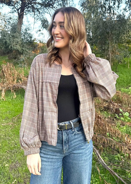 Patsy Plaid Jacket