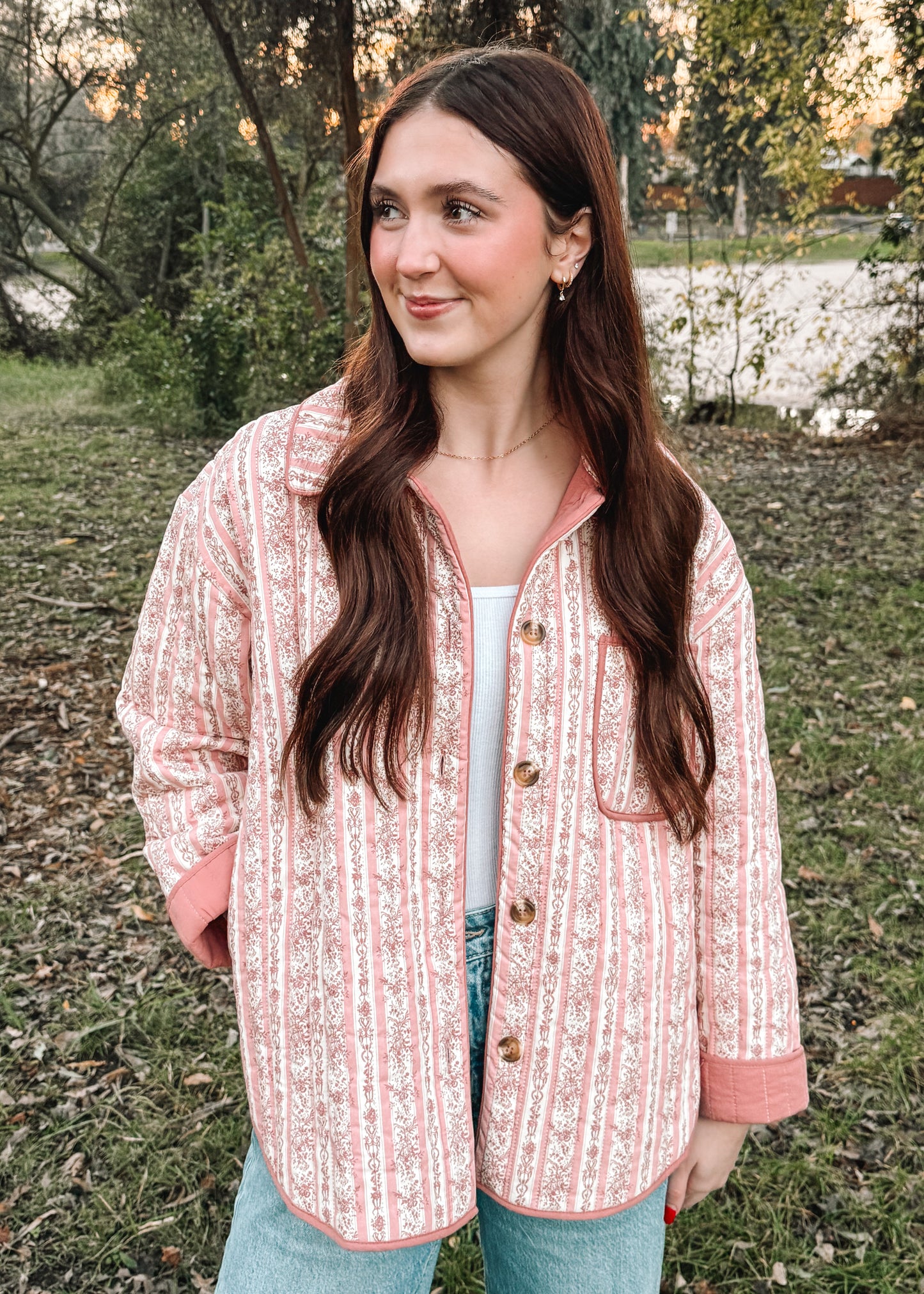 Pretty in Pink Quilted Jacket