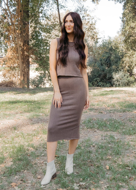 Mocha Muse Sweater Set