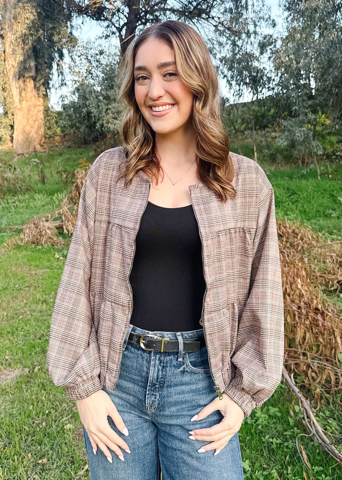 Patsy Plaid Jacket
