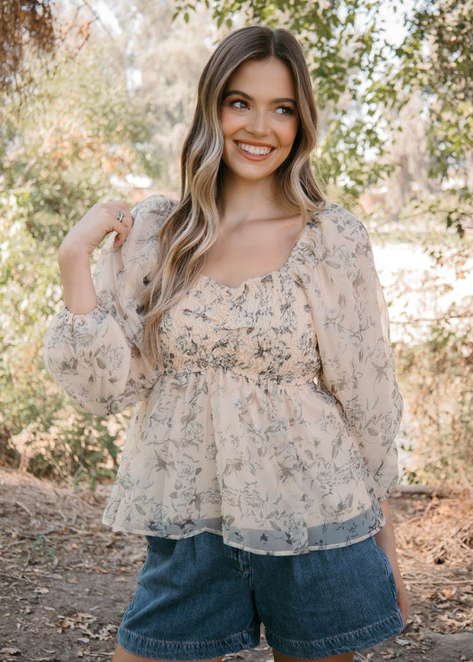 Celeste Smocked Blouse