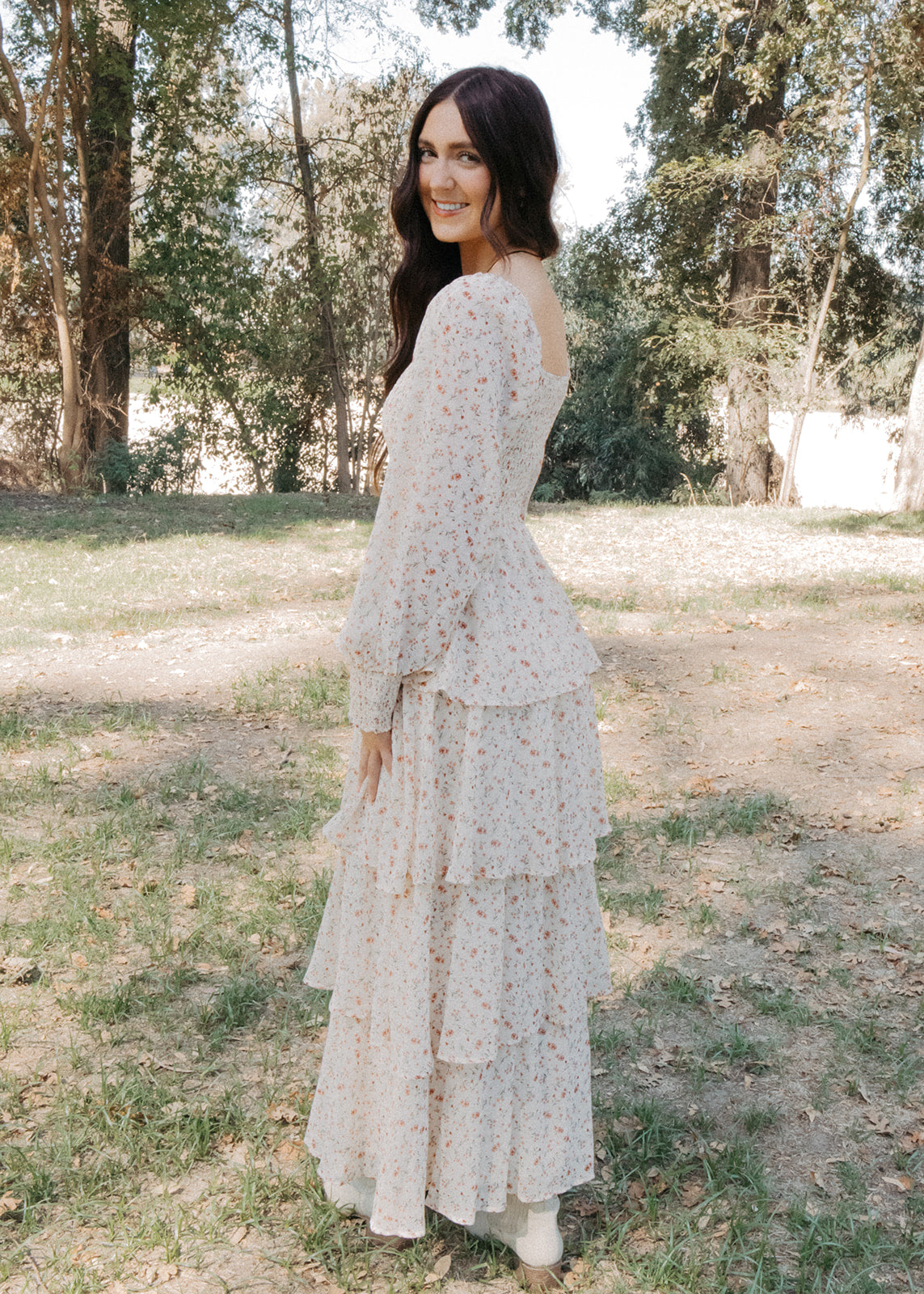 Rosaline Ruffle Tiered Dress