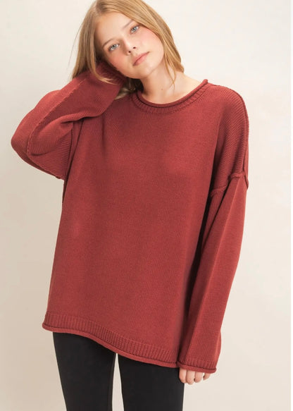 The Redwood Rust Sweater