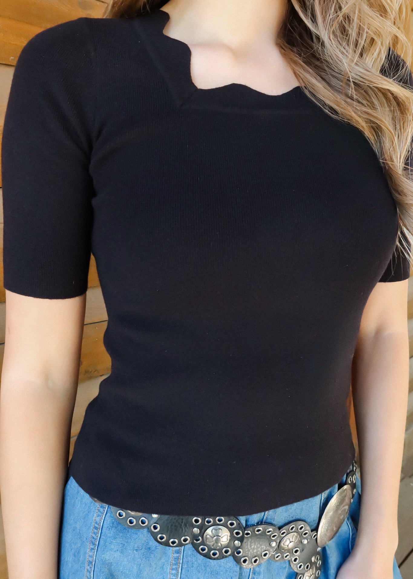 Starlight Scallop Top