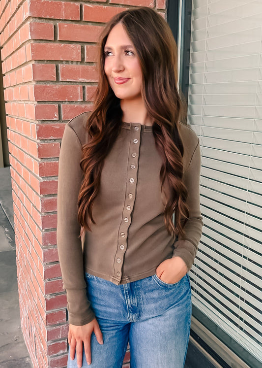 Latte Love Long Sleeve Top
