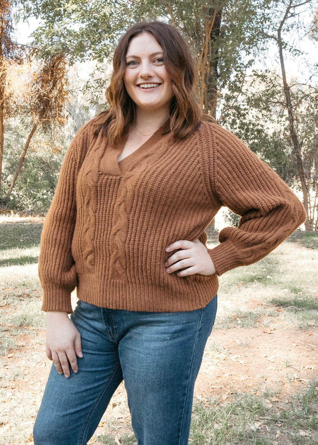 Colette Cable Knit Sweater