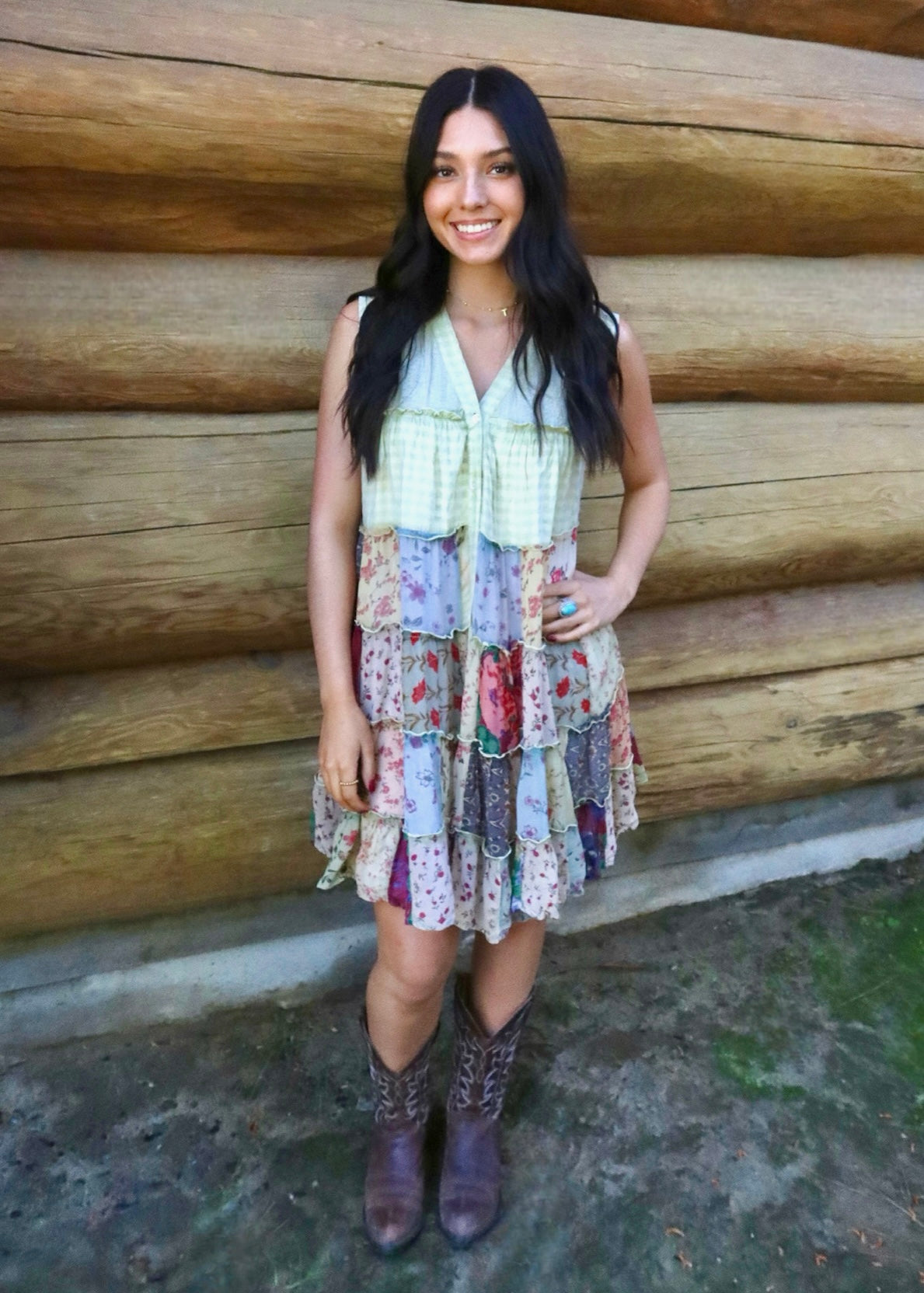 Patch Me If You Can Tunic Dress