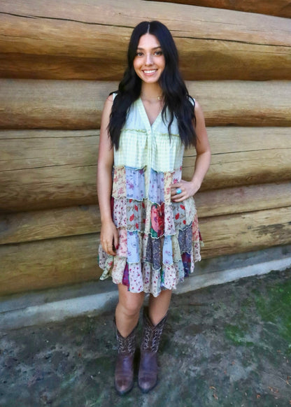 Patch Me If You Can Tunic Dress