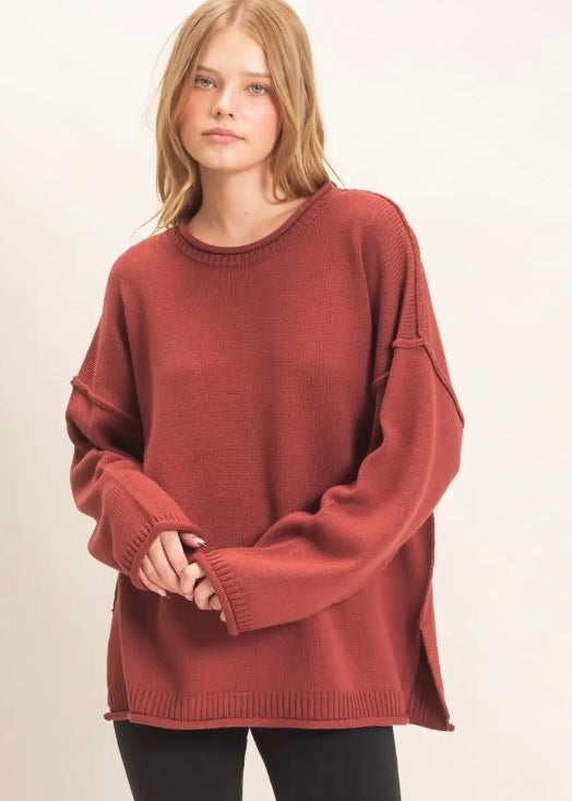 The Redwood Rust Sweater