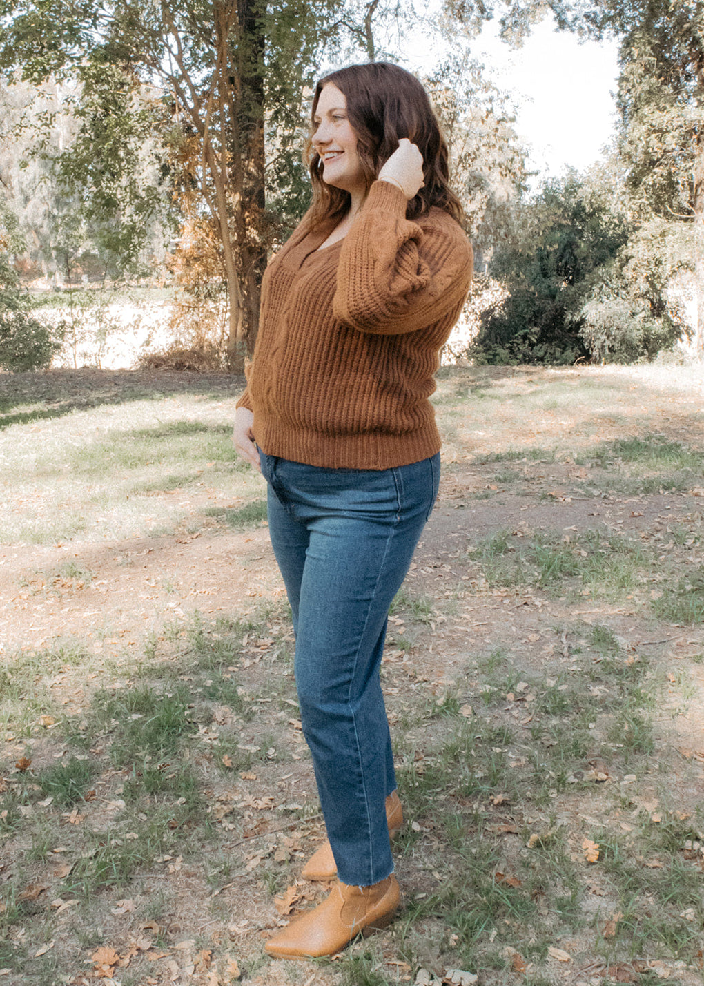 Colette Cable Knit Sweater