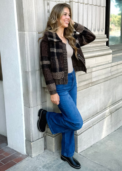 Marlowe Plaid Sweater