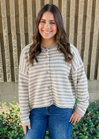 Sunday Stripe Cardigan
