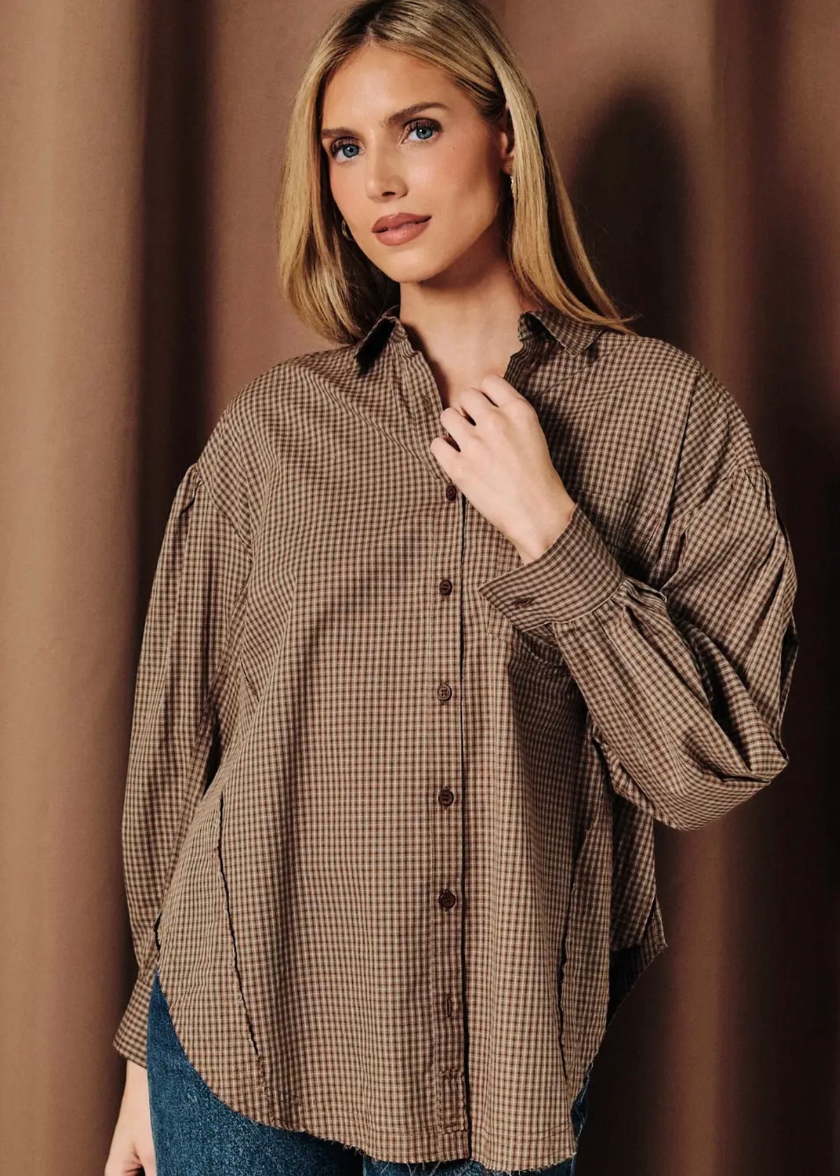 Plaid About You Button-Up