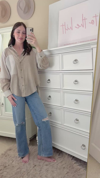 Buttercream Button-Up